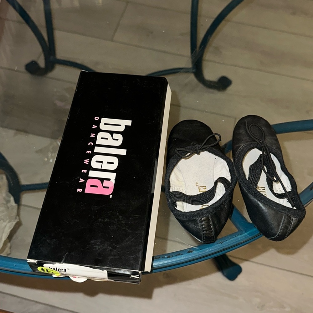 Toddler size 7 Black Ballet Shoes